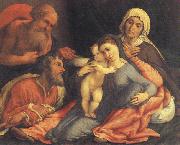 Lorenzo Lotto Madonna and Child with Saints Sweden oil painting reproduction
